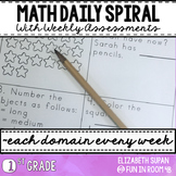 Math Moves: 1st Grade Math Spiral Review