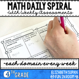 Math Moves: 4th Grade Math Spiral Review | Google Slides