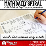 Math Moves: 5th Grade Math Spiral Review | Google Slides