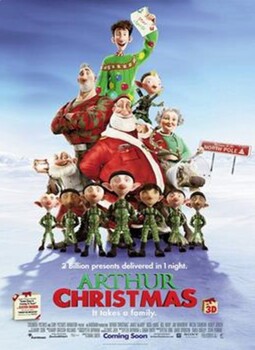 Preview of Math Movie Quest - Arthur Christmas