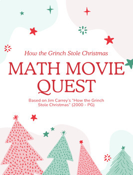 Preview of Math Movie Quest - The Grinch