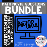 Math Movie Questions BUNDLE - SAVE 20%
