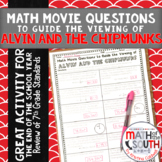 Math Movie Questions to Guide the Viewing of Alvin and the