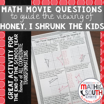 Preview of Math Movie Questions to Guide the Viewing of Honey, I Shrunk the Kids