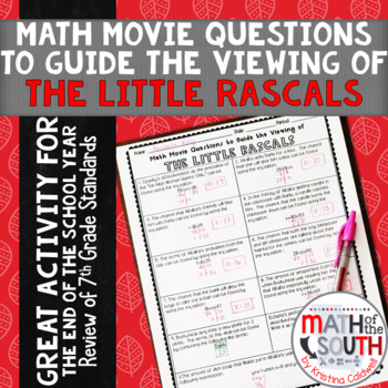 Preview of Math Movie Questions to Guide the Viewing of The Little Rascals