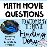 Math Movie Questions to accompany Finding Dory End of the 