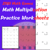 Math Multiplication Practice Worksheets-Multiplication Mat