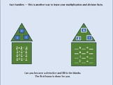 Math ---Multiplication and Division Fact Triangles