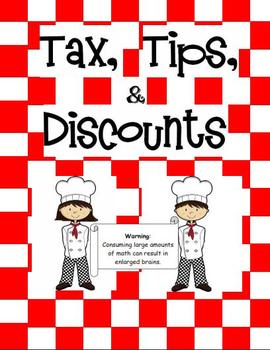 Preview of Math Munchies Cafe: Tips, Discounts, Tax, Percents