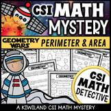 Math Mystery Detective Geometry Wars Perimeter and Area CSI