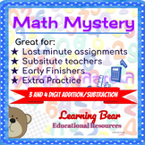Math Mysteries- Addition/Subtraction (3 and 4 digit)