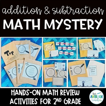 Preview of Addition and Subtraction with Regrouping Activities - Math Mystery