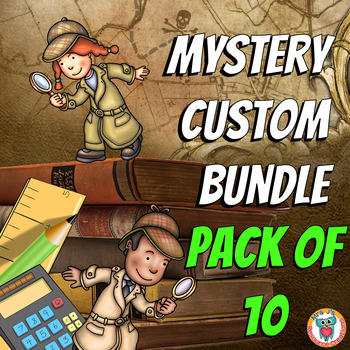 Preview of Math Mysteries Custom Bundle (Pack of 10)
