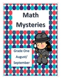 Math Mysteries- Daily Word Problems and Interactive Notebook