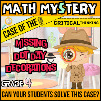 Preview of Math  Mystery  - Missing Dot Day Decorations - Multiplication Mystery Picture