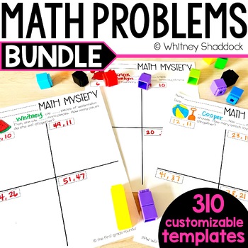 Preview of Math Word Problems Addition and Subtraction Templates Aligned With CGI Math K-4