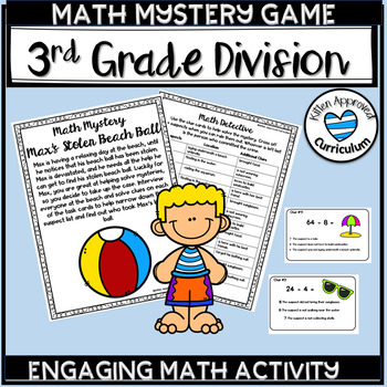 Preview of Division Printable Math Games 3rd grade
