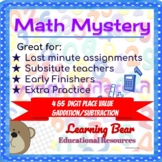 Math Mystery- 4 Digit & 5 Digit Numbers