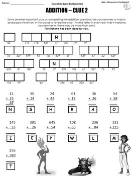 math mystery free activity 3rd grade math spiral review