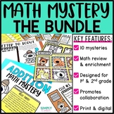 Math Mystery, Challenge, Math Enrichment, Bundle 1st & 2nd