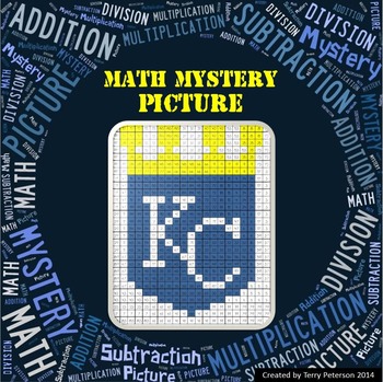 Preview of Math Mystery Picture Addition Subtraction Multiplication Division