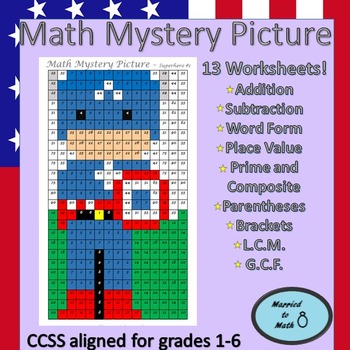 Preview of Math Mystery Picture