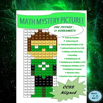 Preview of Math Mystery Picture