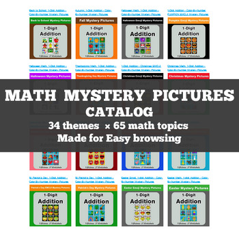 Math Mystery Pictures CATALOG