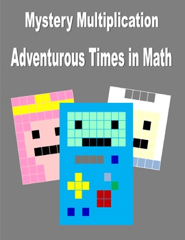 Preview of Math Mystery Pictures: Editable, Multiple Characters