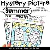 Math Mystery Pictures- Summer Edition