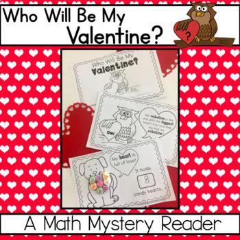 Preview of Math Mystery Reader | Who Will Be My Valentine? | Measurement |