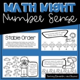 Posters to Explain Number Sense to Parents for Math Night 