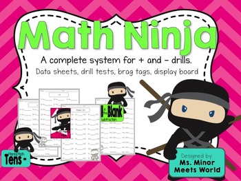 Preview of Math Ninja (Math Facts)