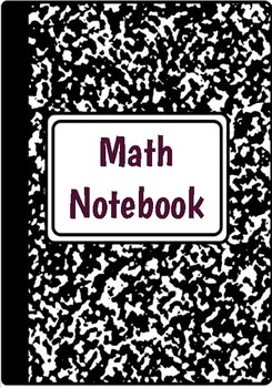 Preview of Math Notebook