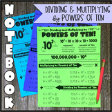 Math Notebook: Exponents and Powers of Ten (Personal Ancho