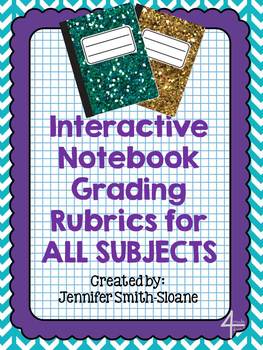 Preview of FREEBIE Interactive Notebook Grading Rubric (All Subjects)