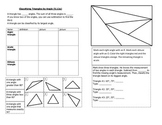 Math Notebook Notes: Classify Triangles by Angle