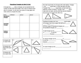 Math Notebook Notes: Classify Triangles by Side