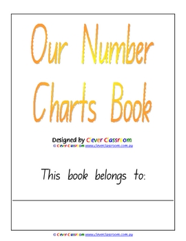 Preview of Math Number Charts and Posters Ebook  - 25 pages