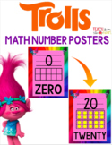 Math Number Posters (Trolls Theme)