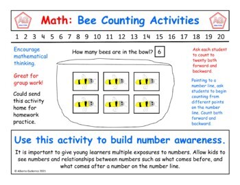 Preview of Math:Number Sense #2: Counting Bees
