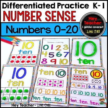Preview of Math Number Sense-Number Writing Practice 0-20