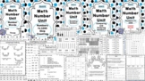 Math Number Unit BUNDLE- 5 Practice Books WITH Review and 