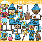 Math Number Wizards Clip Art