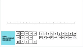 Preview of Math Number line Jamboard