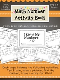 Math Numbers Activity Book- Math Center, Math Small Group 