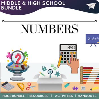 Preview of Math Numbers  Resources Activities