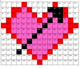 Math Numeracy Game Hidden Picture Valentines Day