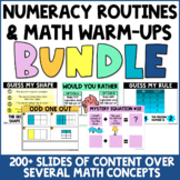 Math Numeracy Routines | Math Warm-Ups | Number Talks