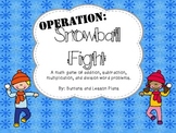 Math Operation Snowball Fight